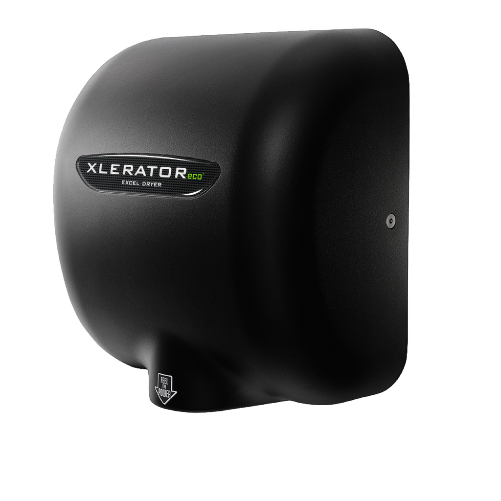Excel XL-BL-ECO-H (No Heat) XLERATOReco with HEPA Filter in Matte Black  Dryer Allied Hand Dryer