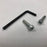 WORLD VERDEdri Q-972A2 (Current Generation) SECURITY COVER BOLT ALLEN WRENCH with COVER BOLTS (Set of 2 Bolts) COMBO (Part # 46-040221K)