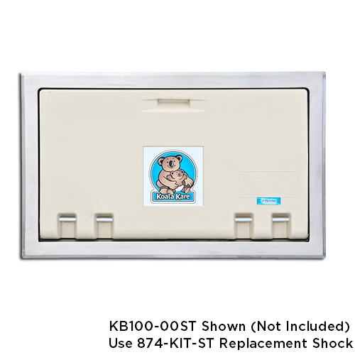 874-KIT-ST - SHOCK KIT for KB100-ST-Series Recessed with Stainless Trim Changing Station