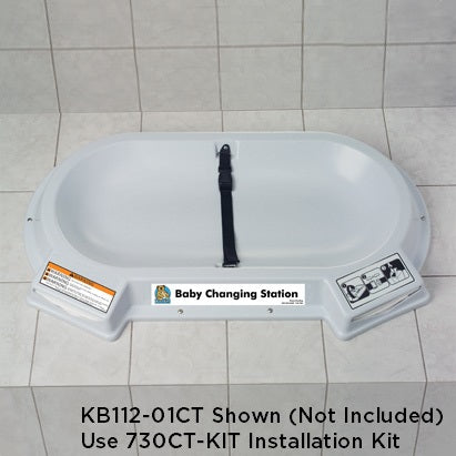 730CT-KIT - INSTALLATION KIT for KB112-01CT Surface-Mounted Lay Bed Changing Station