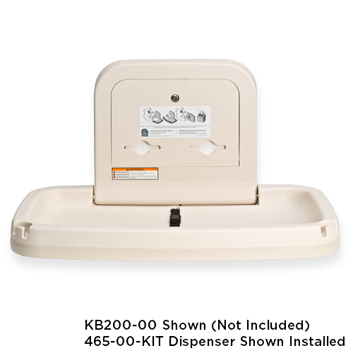 465-00-KIT - LINER DISPENSER KIT for CREAM / BEIGE KB200-00 Horizontal Changing Station