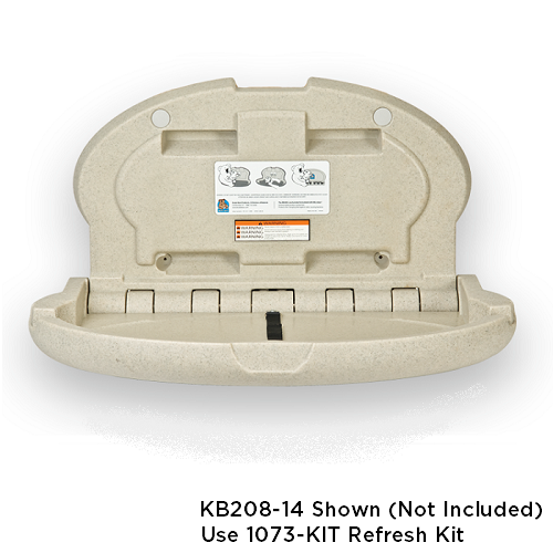 1073-KIT - REFRESH KIT for Grey and Sandstone KB208-Series Oval Changing Station