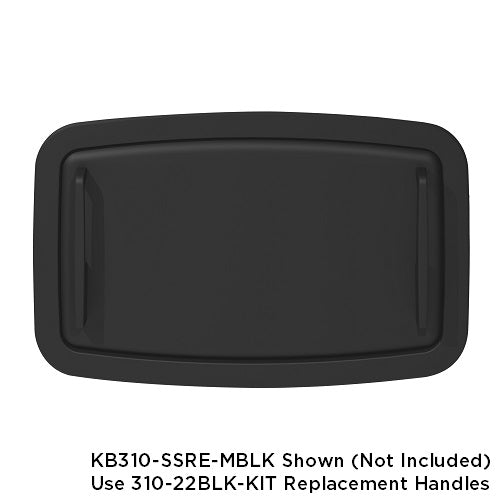 310-22BLK-KIT - REPLACEMENT HANDLES for KB310-SSRE-MBLK and KB310-SSWM-MBLK Changing Stations