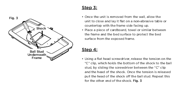 310-58-WM-KIT - SHOCK KIT for ALL WALL-MOUNTED KB310-Series and KB311-Series Changing Stations