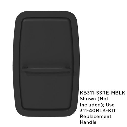 311-40BLK-KIT - REPLACEMENT HANDLES for KB311-SSRE-MBLK and KB311-SSWM-MBLK Changing Stations