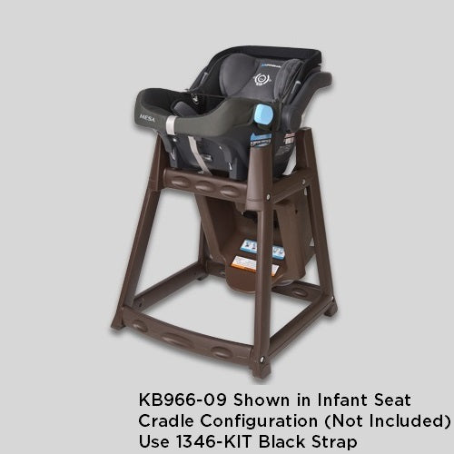 1346-KIT - BLACK STRAP KIT for KB866, KB877, KB888, KB966 & KB977 KidSitter® High Chair / Infant Seat Cradle Combo