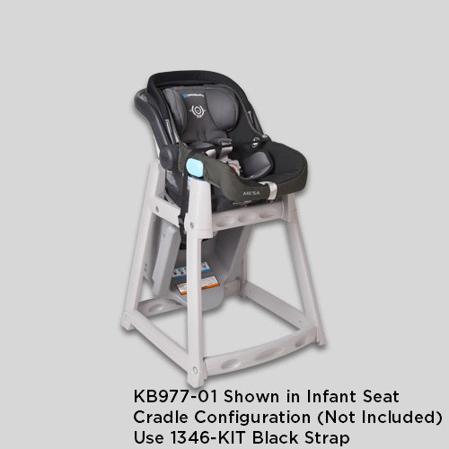 1346-KIT - BLACK STRAP KIT for KB866, KB877, KB888, KB966 & KB977 KidSitter® High Chair / Infant Seat Cradle Combo