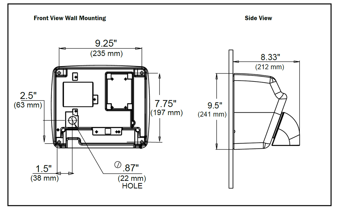 WORLD DA57-972 (277V) PUSHBUTTON KIT COMPLETE (Part# 185K)-Hand Dryer Parts-World Dryer-Allied Hand Dryer