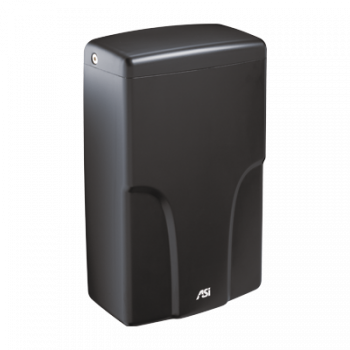 ASI® 0196-2-41 TURBO-Pro™ Hand Dryer - Black Steel Cover High-Speed Automatic HEPA Surface-Mounte