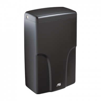 ASI® 0196-2-41 TURBO-Pro™ Hand Dryer - Black Steel Cover High-Speed Automatic HEPA Surface-Mounte