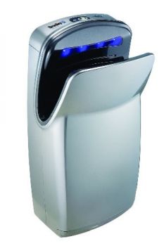 Bradley Aerix+ Model 2921-S, High-Speed, Vertical Dual-Sided Hand Dryer - 110V/120V Silver