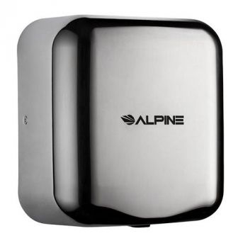 ALPINE® 400-10-CHR HEMLOCK™ Polished "Chrome" Stainless Steel High-Speed Hand Dryer