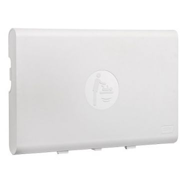 Saniflow® CP0016H BabyMedi® Baby Changing Station - White Horizontal Surface-Mounted