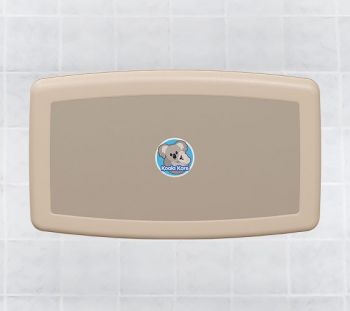 Koala Kare® KB300-00 - Surface Horizontal Beige Baby Changing Station (Newest Generation)