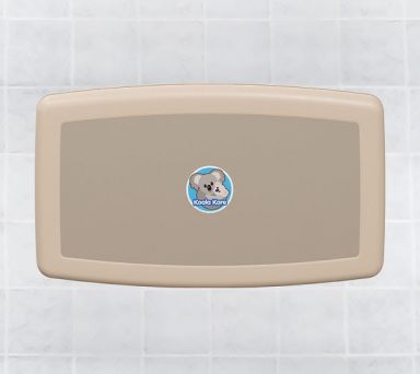 Koala Kare® KB300-00 - Surface Horizontal Beige Baby Changing Station (Newest Generation)