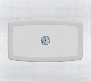 Koala Kare® KB300-05 - Surface Horizontal White Granite Baby Changing Station (Newest Generation)