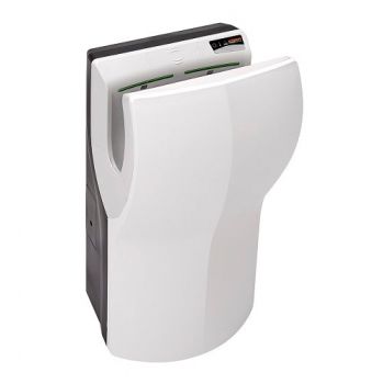 Saniflow® M14A DUALFLOW® PLUS Hand Dryer - White High-Speed HEPA Universal Voltage ADA