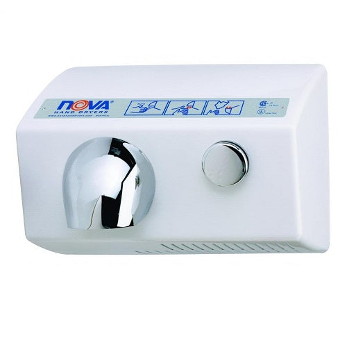 0112 Nova 5 Hand Dryer Push Button