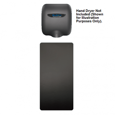 Sloan® Wall Guard Matte Black Plastic - Part# 3366137-1 (Sold as Single/Individual Panel)