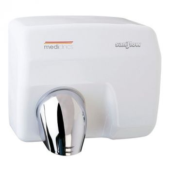 Saniflow® E88A-UL AUTOMATIC Hand Dryer - Steel Cover with White Enamel Finish