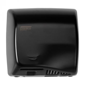 Saniflow® M17AB SPEEDFLOW® PLUS Hand Dryer - Steel Black Epoxy High-Speed HEPA Universal Voltage A