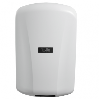 Excel Dryer ThinAir® TA-WH Hand Dryer with Electrostatic HEPA Filter - White Surface Mounted ADA-Co