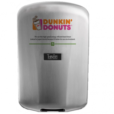 Excel Dryer ThinAir® TA-SBH-SI (Special Image) Hand Dryer with Electrostatic HEPA Filter - CUSTOM G