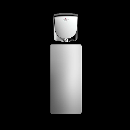 WORLD DRYER® Model# 37-10457K Wall Guard - Brushed (Satin) Stainless Steel (HAND DRYER NOT INCLUDED