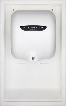 Excel Dryer XLERATOR® 40502 Recess Kit - White Stainless Steel ADA Compliant (DOES NOT INCLUDE HAND