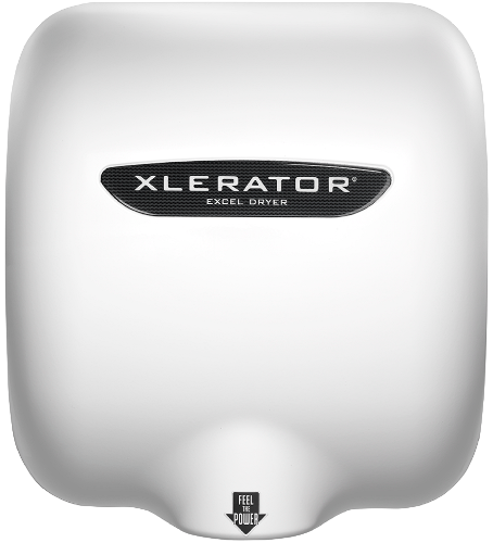 Excel Dryer XLERATOR® XL-BW Hand Dryer - White BMC (Bulk Molded Compound) High Speed Automatic Surf