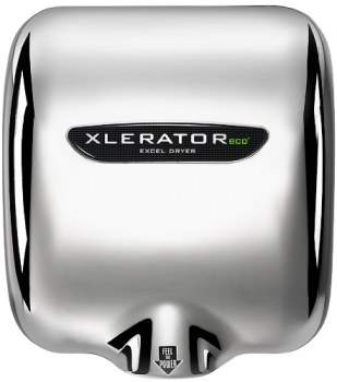 Excel Dryer XLERATOR® XL-CH-ECO (No Heat) Hand Dryer with HEPA Filter - Polished Chrome High Speed 