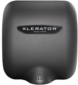 Excel Dryer XLERATOR® XL-GR Hand Dryer - Textured Graphite Epoxy on Zinc Alloy High Speed Automatic