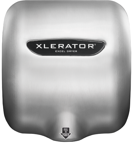 Excel Dryer XLERATOR® XL-SB Hand Dryer - Brushed Stainless Steel High Speed Automatic Surface-Mount