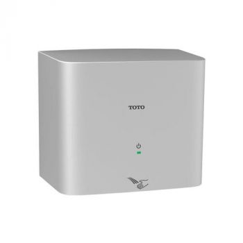 Toto Hand Dryer - HDR130#SV, TOTO Clean Dry Aluminum Compact Automatic High Speed